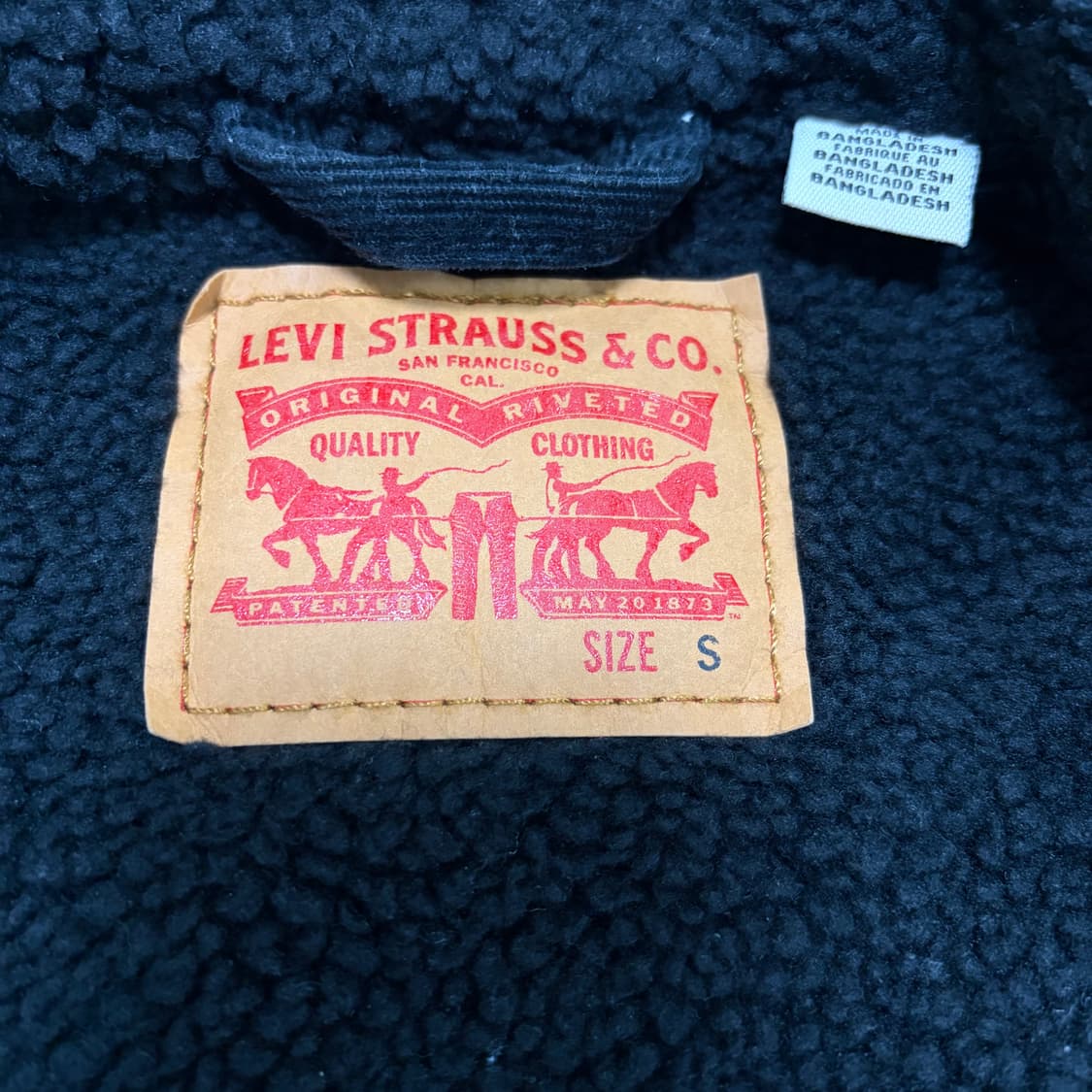 리바이스 코듀로이 셰르파 트러커 자켓 상품이미지5