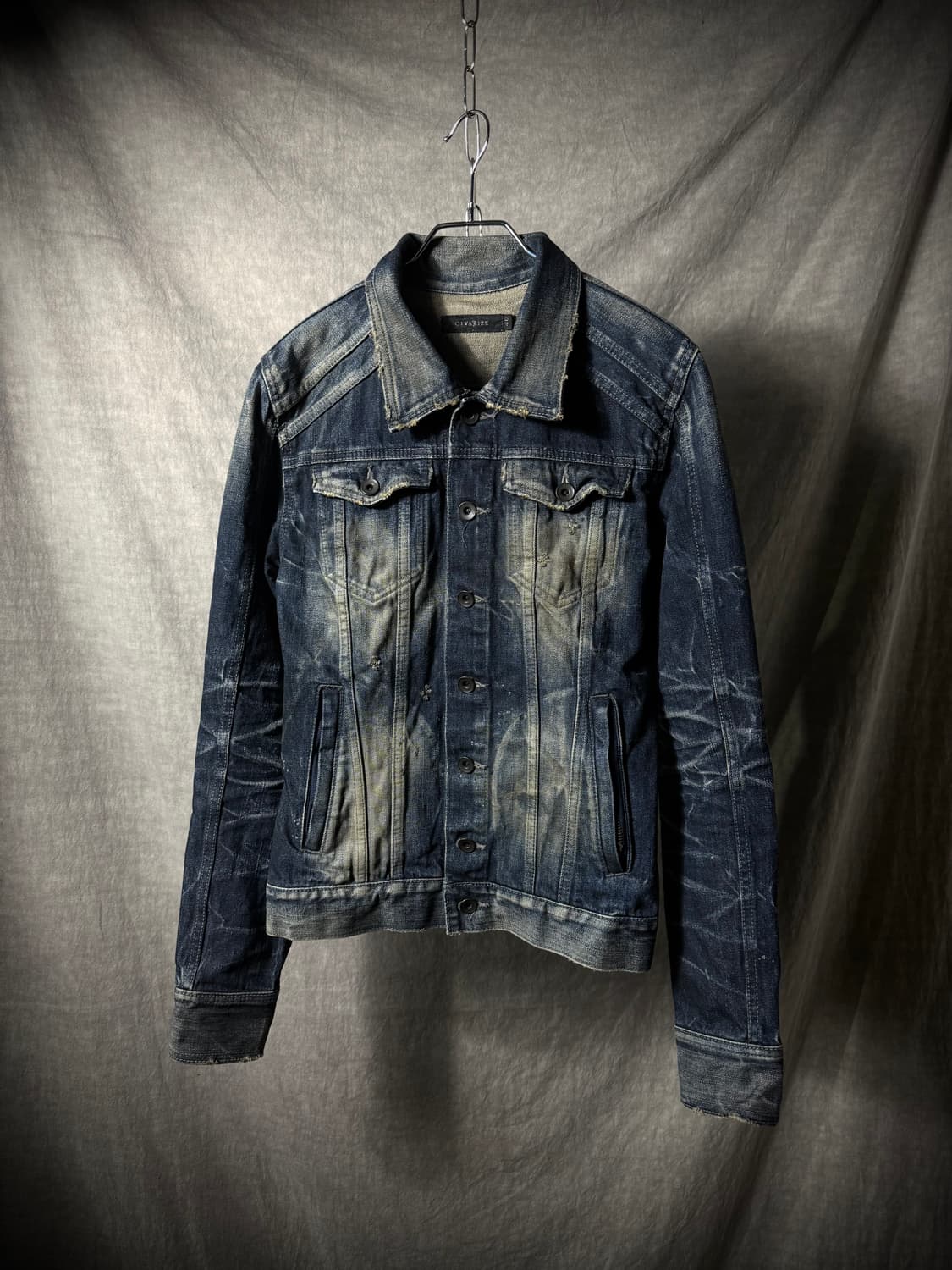 CIVARIZE Distressed Indigo Denim Jacket  상품이미지2