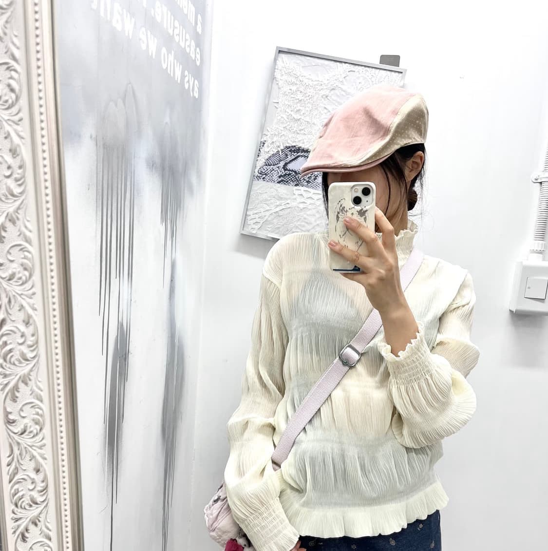 vintage wrinkle top 상품이미지3