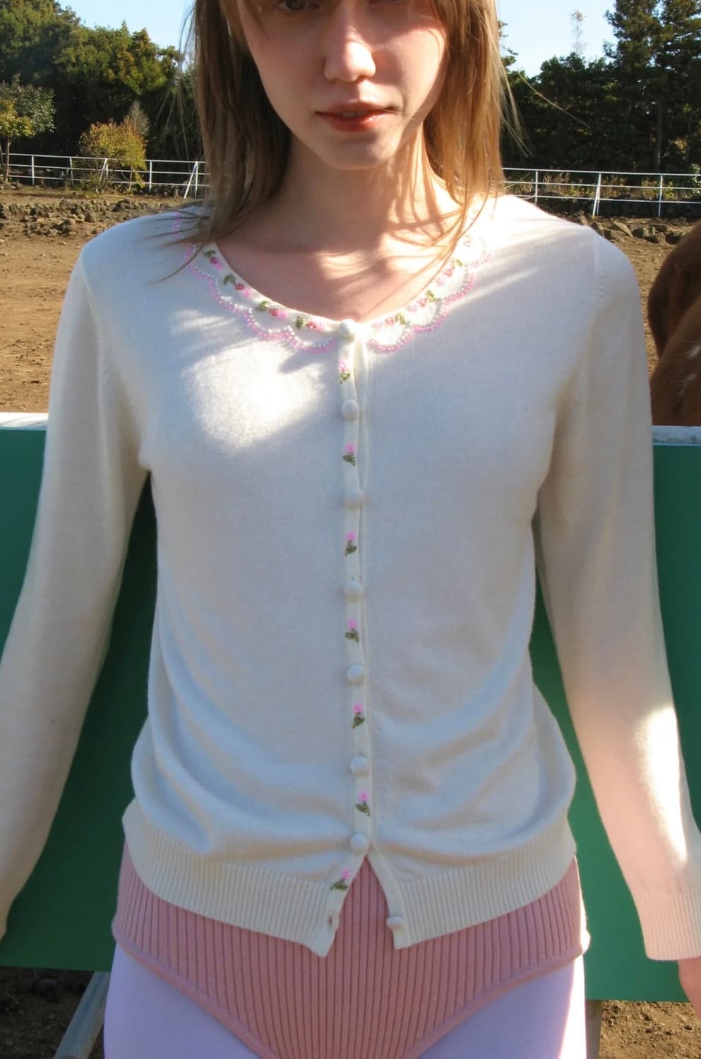 시눈 비즈 포인트 가디건 상품이미지1