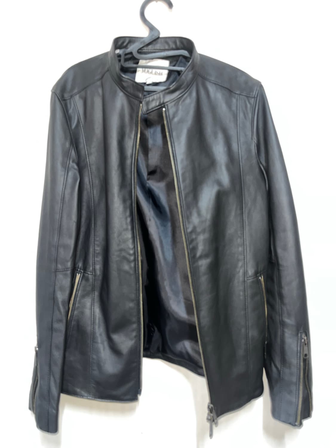 Voguish 투웨이 레더 자켓 상품이미지4