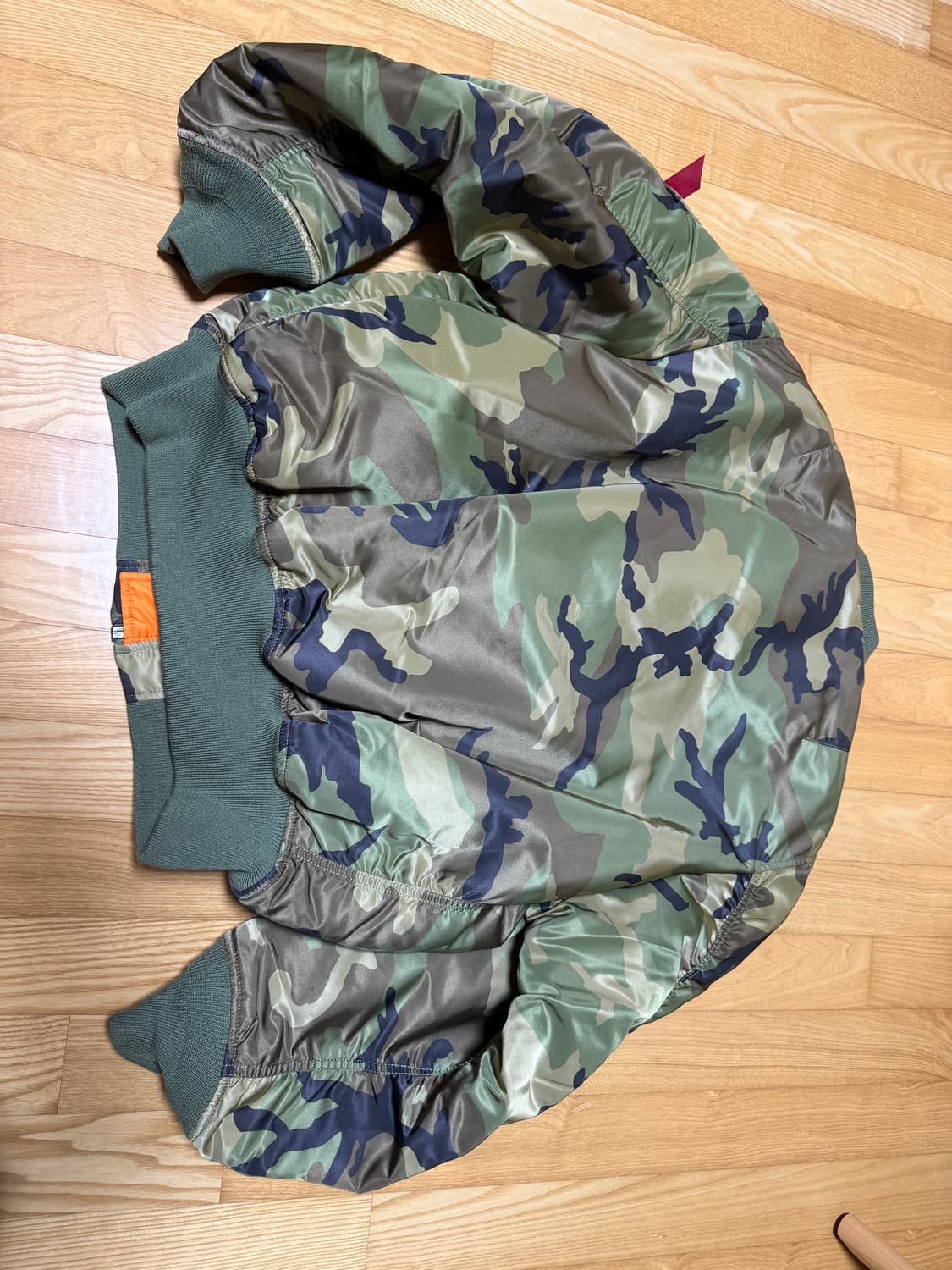 알파인더스트리 카모 ma-1 상품이미지2