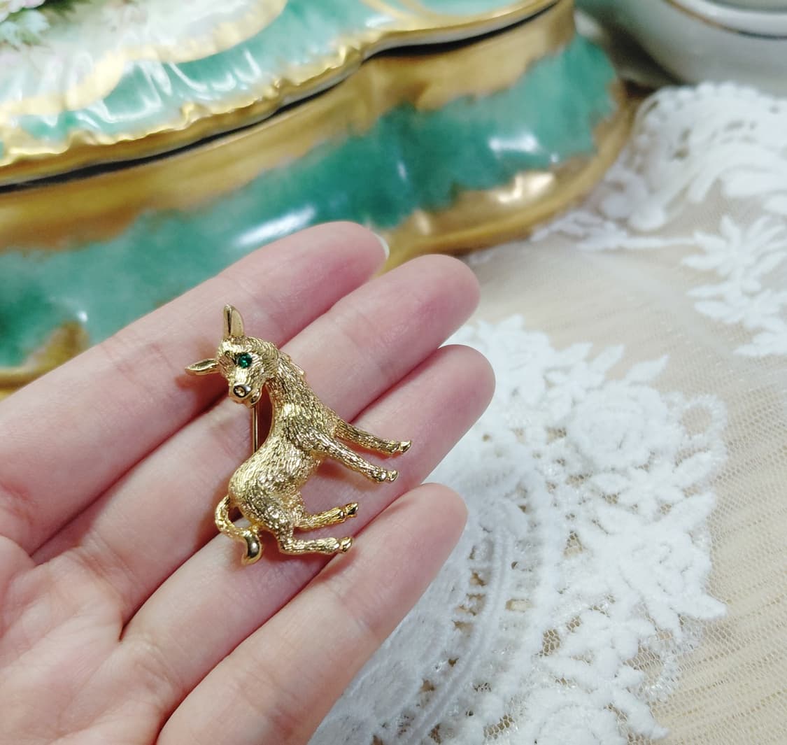 Vintage lisner사의 당나귀 브로치 상품이미지5