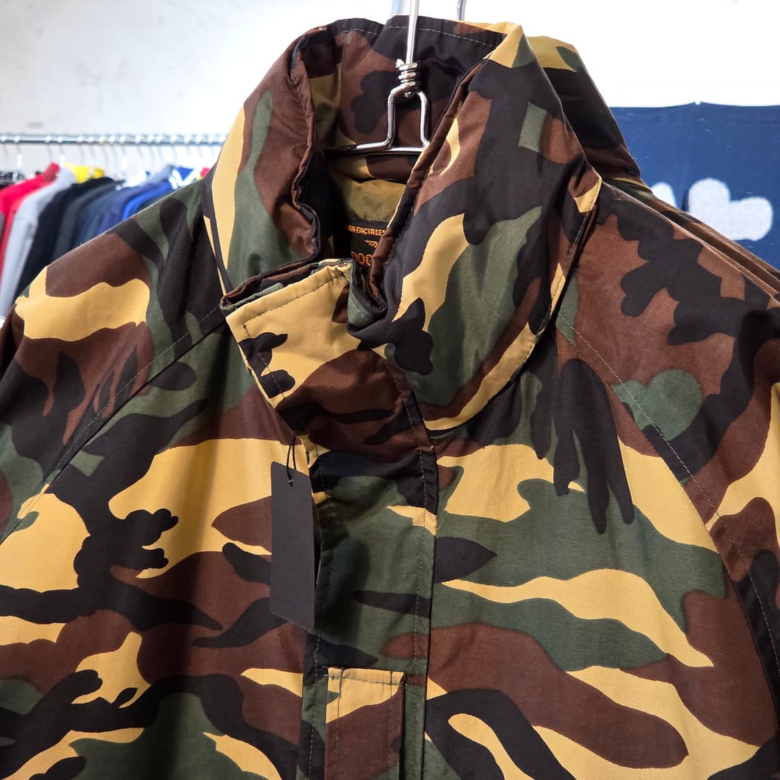 일본 빈티지 카모 밀리터리 바람막이 자켓 상품이미지3