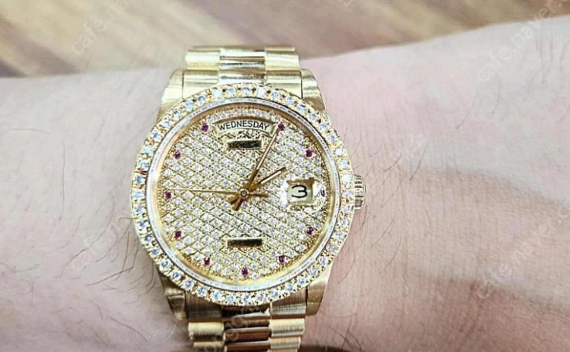 롤렉스 로렉스 제작 18K 다이아 시계 판매 상품이미지4