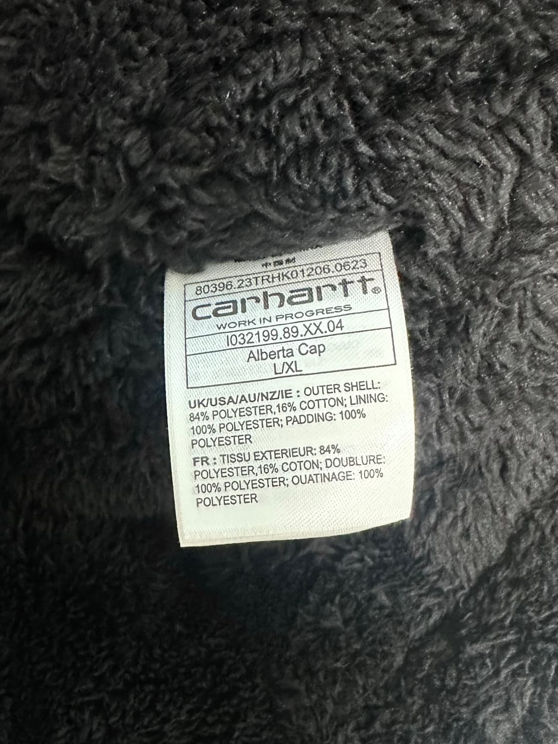 칼하트WIP 알버타 캡 블랙 L/XL 상품이미지3
