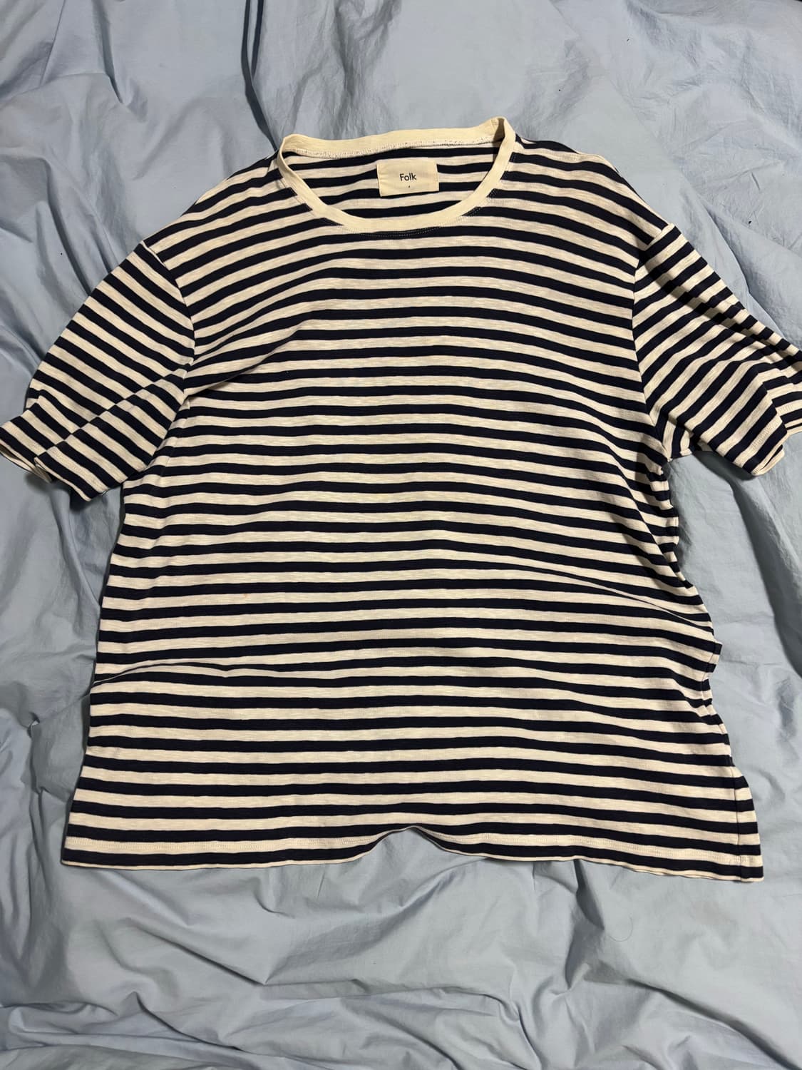 아페쎄 맨투맨 L사이즈, 포크 스트라이프 티셔츠 상품이미지4