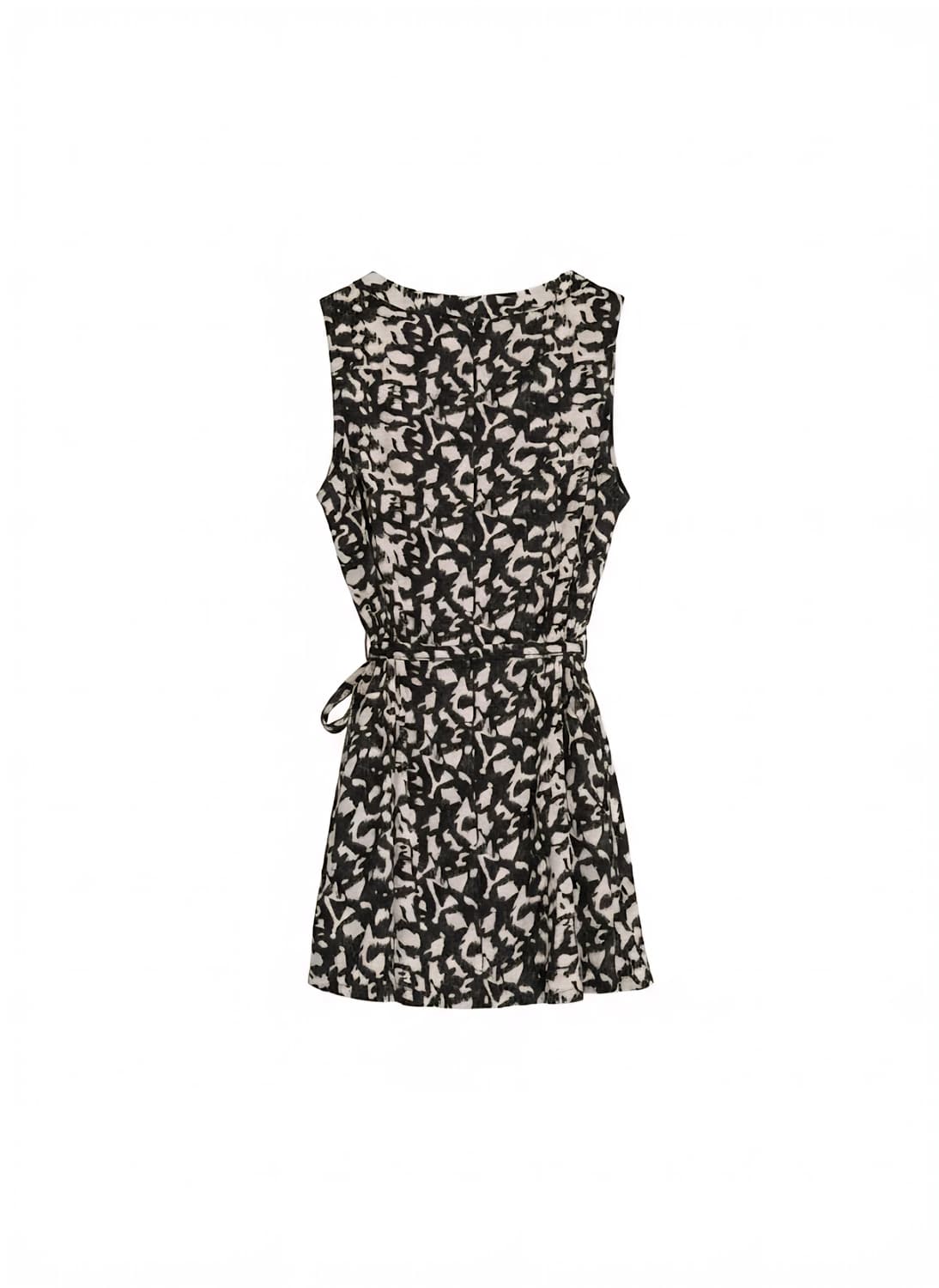 갸루무드 빈티지패턴 슬리브리스 탑 상품이미지2