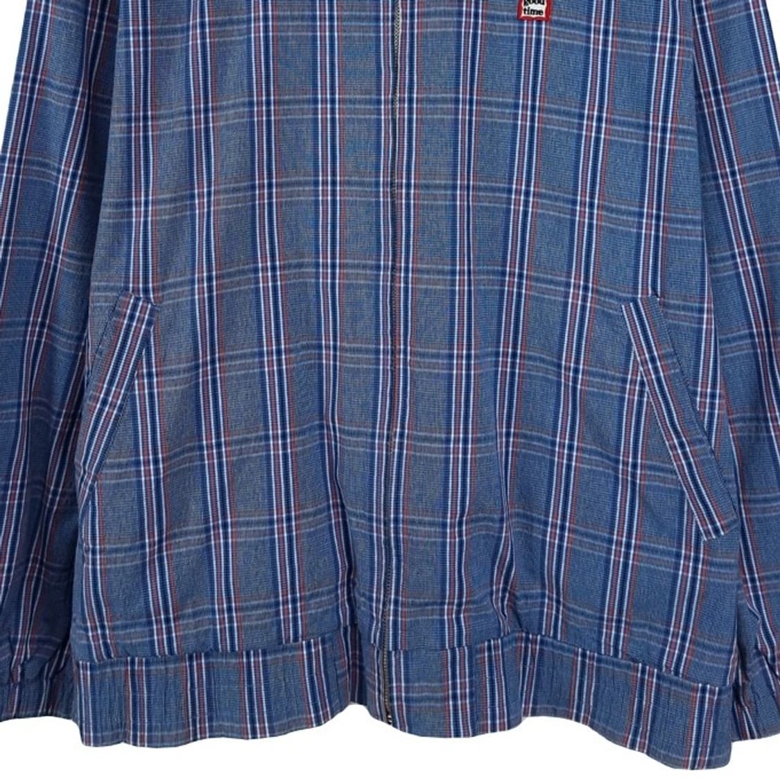 [HAVE A GOOD TIME] 체크 오버핏 블루종 M16710 상품이미지5