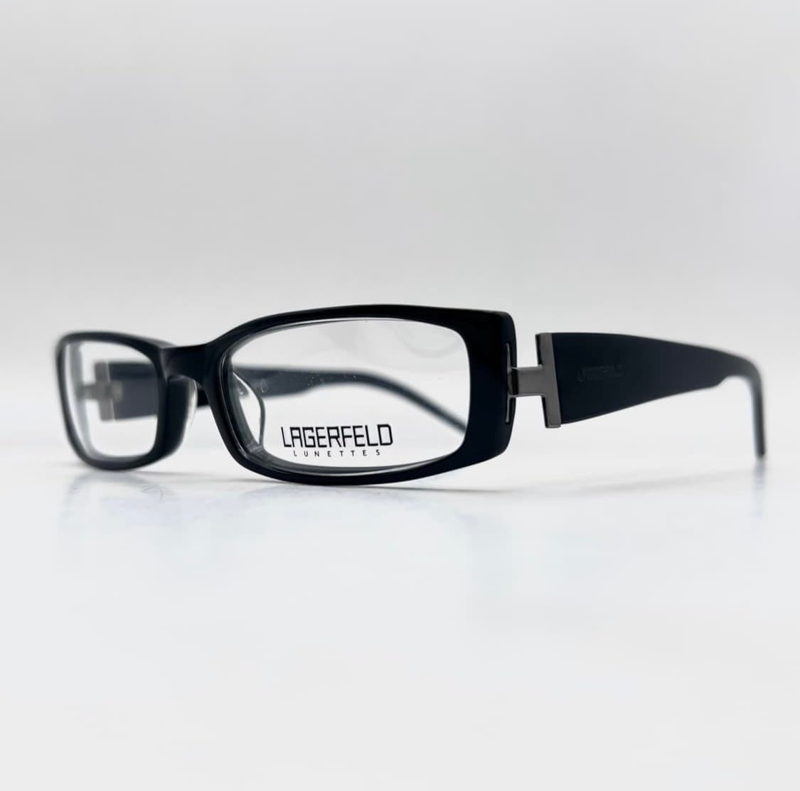 라거펠드 프랑스 브랜드 스퀘어 뿔테 안경 상품이미지1