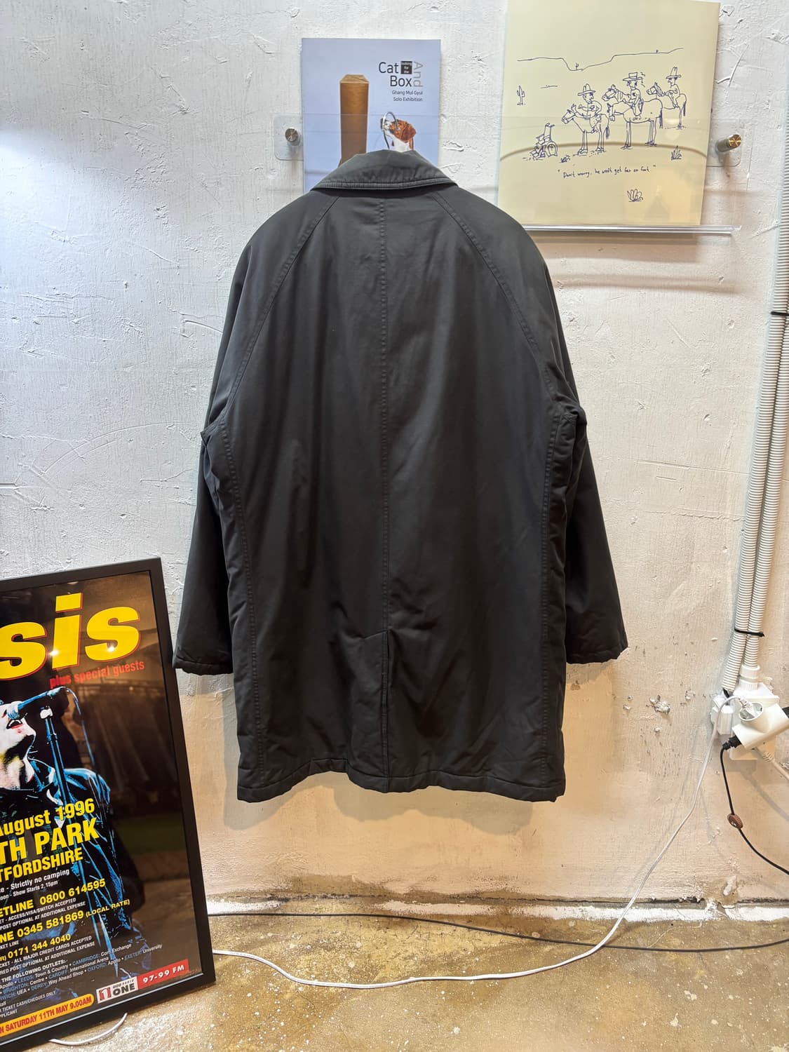 헨리코튼 구스다운 파일럿 코트/차콜 상품이미지4