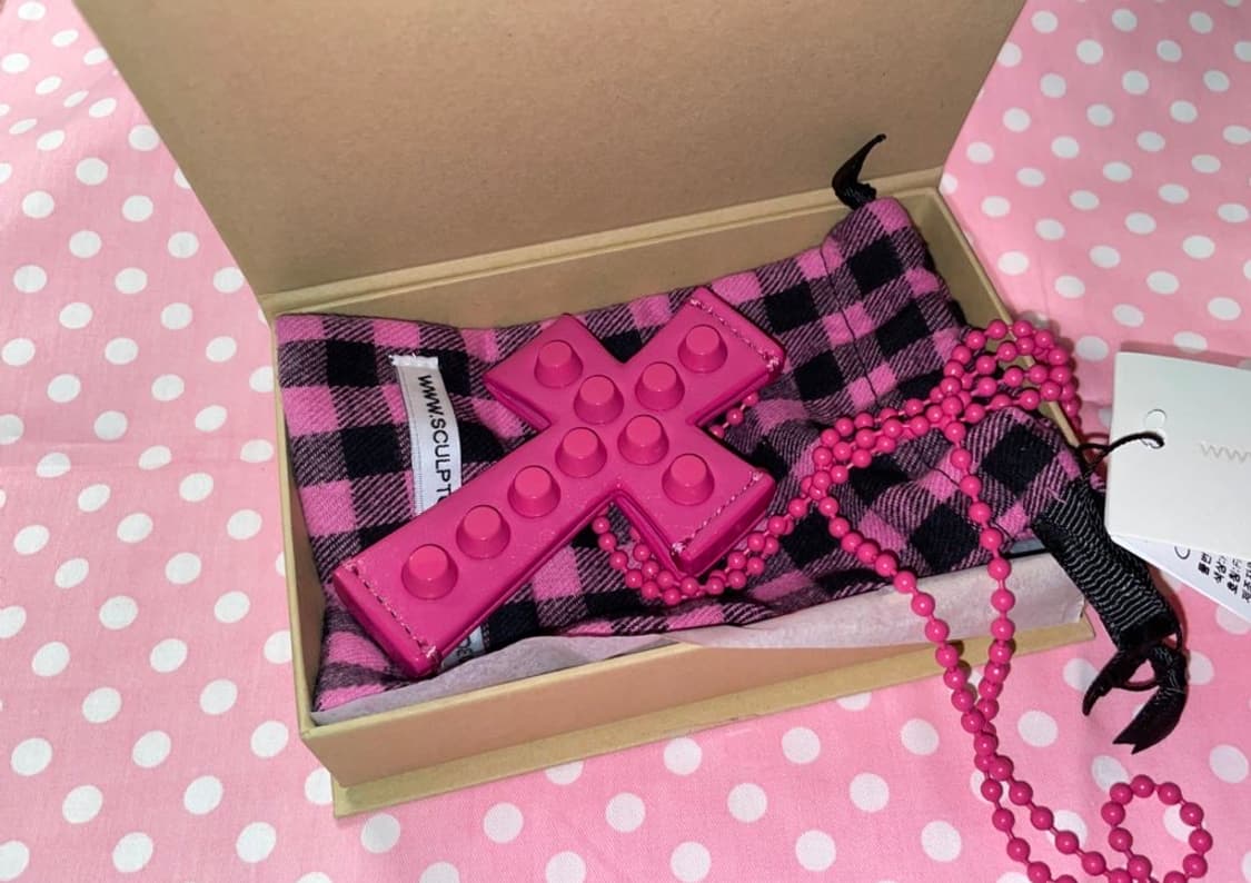 스컬프터 카드지갑 핑크 상품이미지1