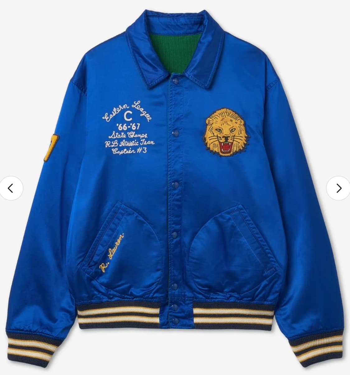 폴로 레터맨 바시티 m 새상품 상품이미지2