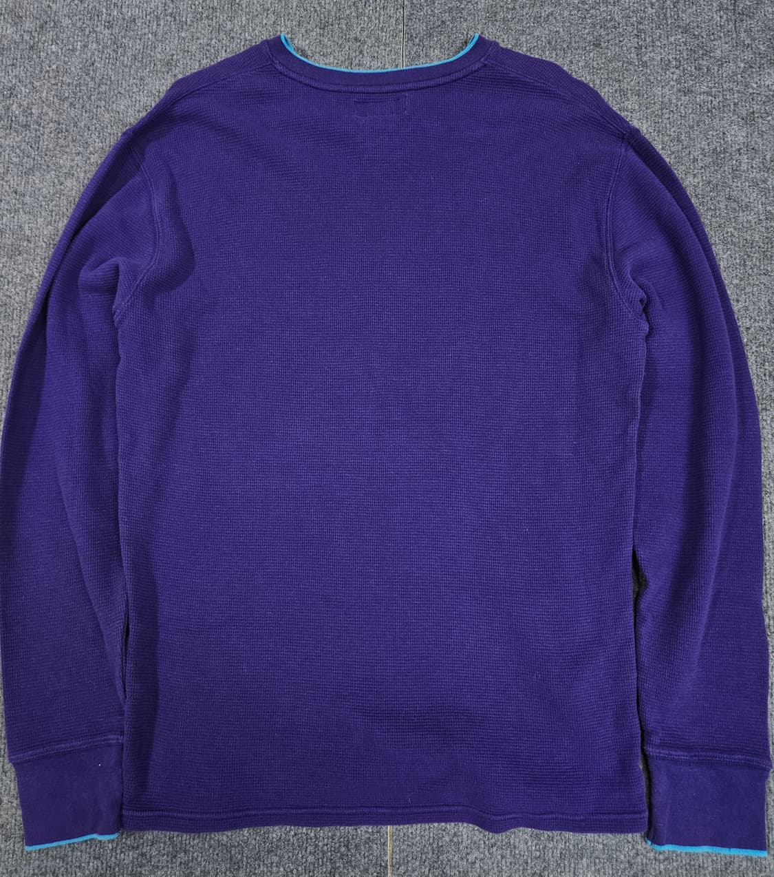 폴로 랄프로렌 퍼플 와플 니트 브이넥 급처 상품이미지3