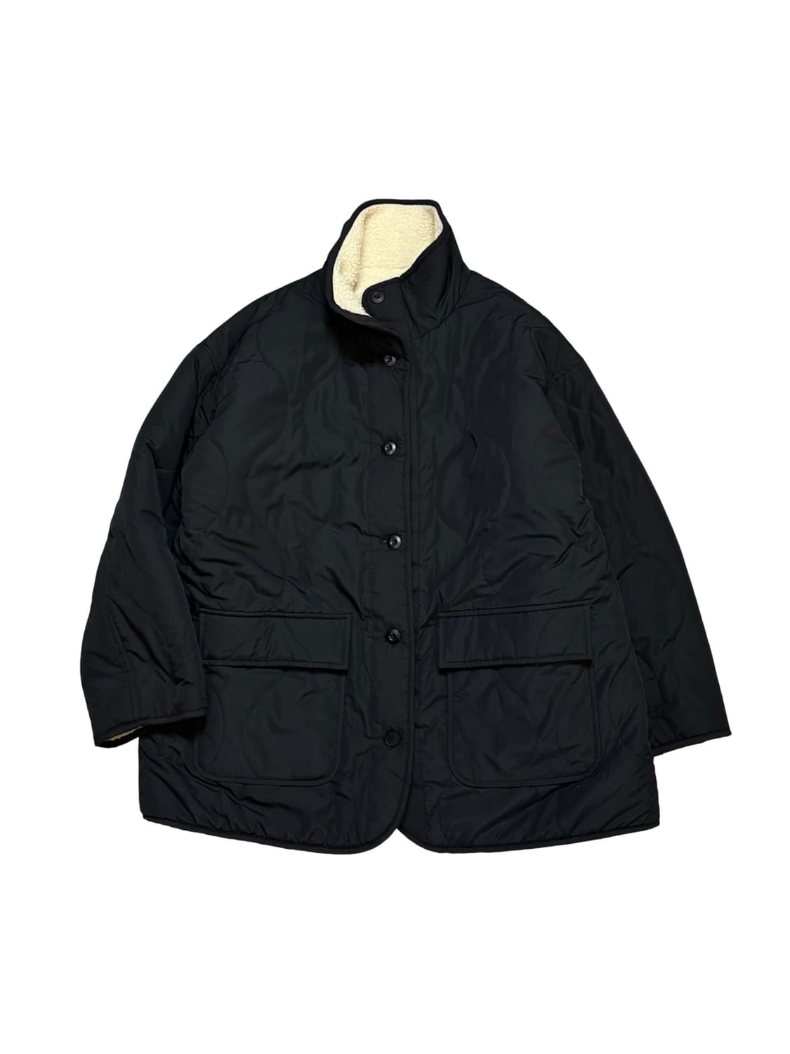 프릭스스토어 리버시블 퀄팅 보아 코트 상품이미지3