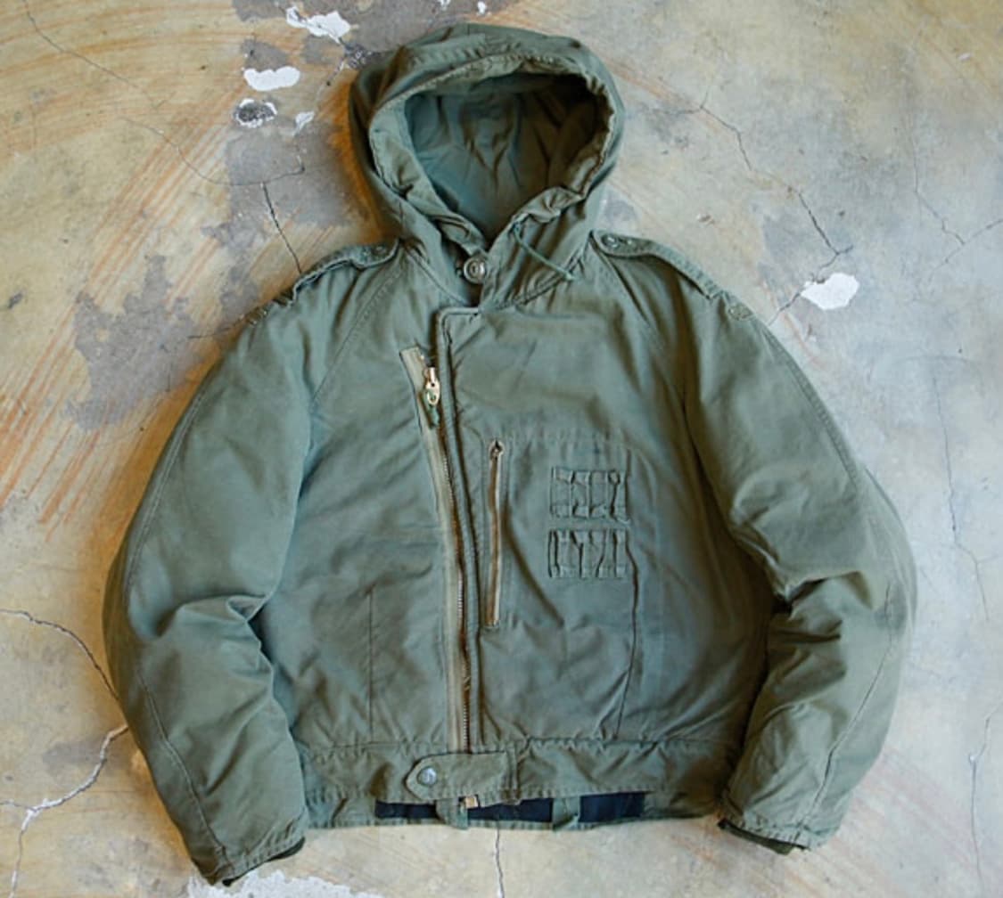 [L] 70's 캐나다군 AFV crew 탱커 자켓 상품이미지1