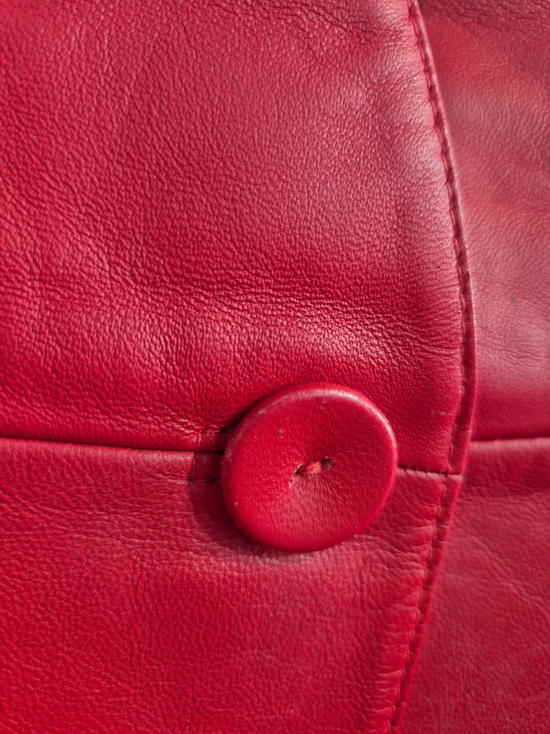 Chatelaine 빨간색 양가죽 자켓 55 66 상품이미지5