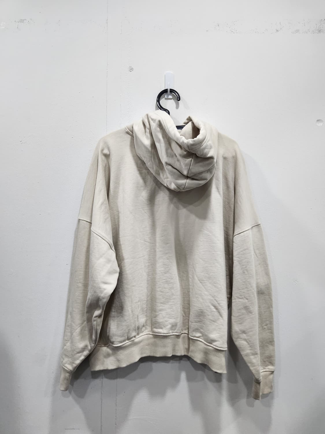 CK 캘빈클라인 오버핏 후드티 아이보리 S 상품이미지3