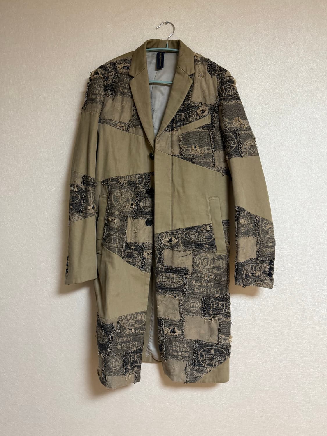 미하라 야스히로 아카이브 그런지 코트 상품이미지1