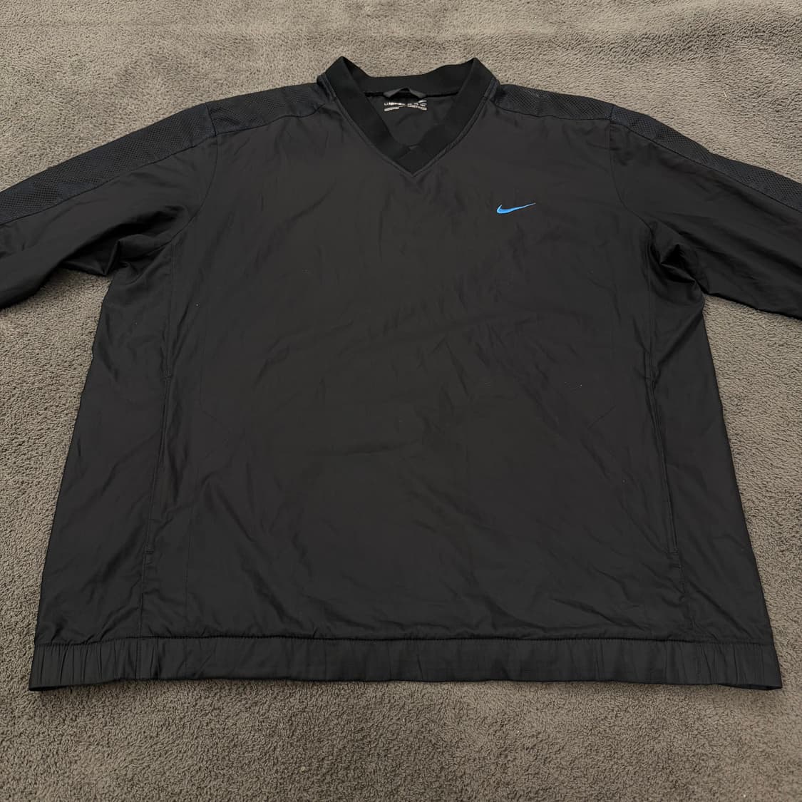 [ 정품/2XL ] 나이키 스우시 올드스쿨 브이넥 바람막이 웜업 상품이미지2