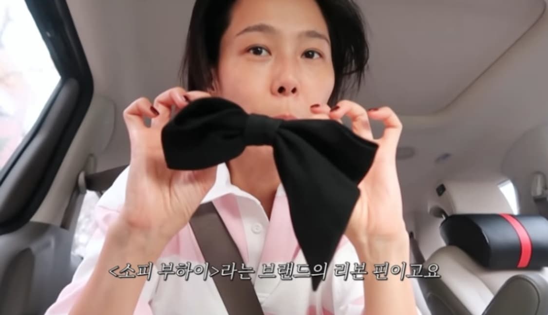 소피부하이 김나영 피버 리본핀 리본 헤어핀 상품이미지2