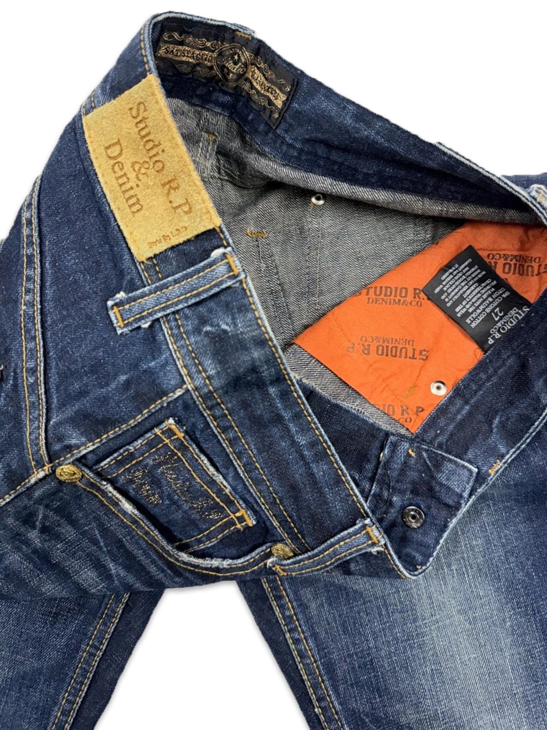 빈티지 Studio R.P 로우라이즈 부츠컷 팬츠 상품이미지4