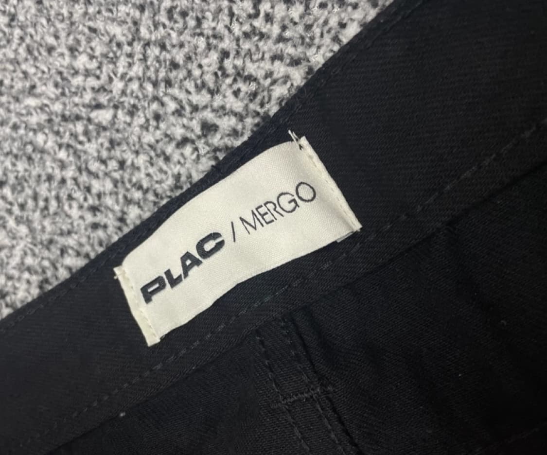 [34] PLAC x MERGO 플랙 x 메르고 블랙 팬츠 상품이미지6
