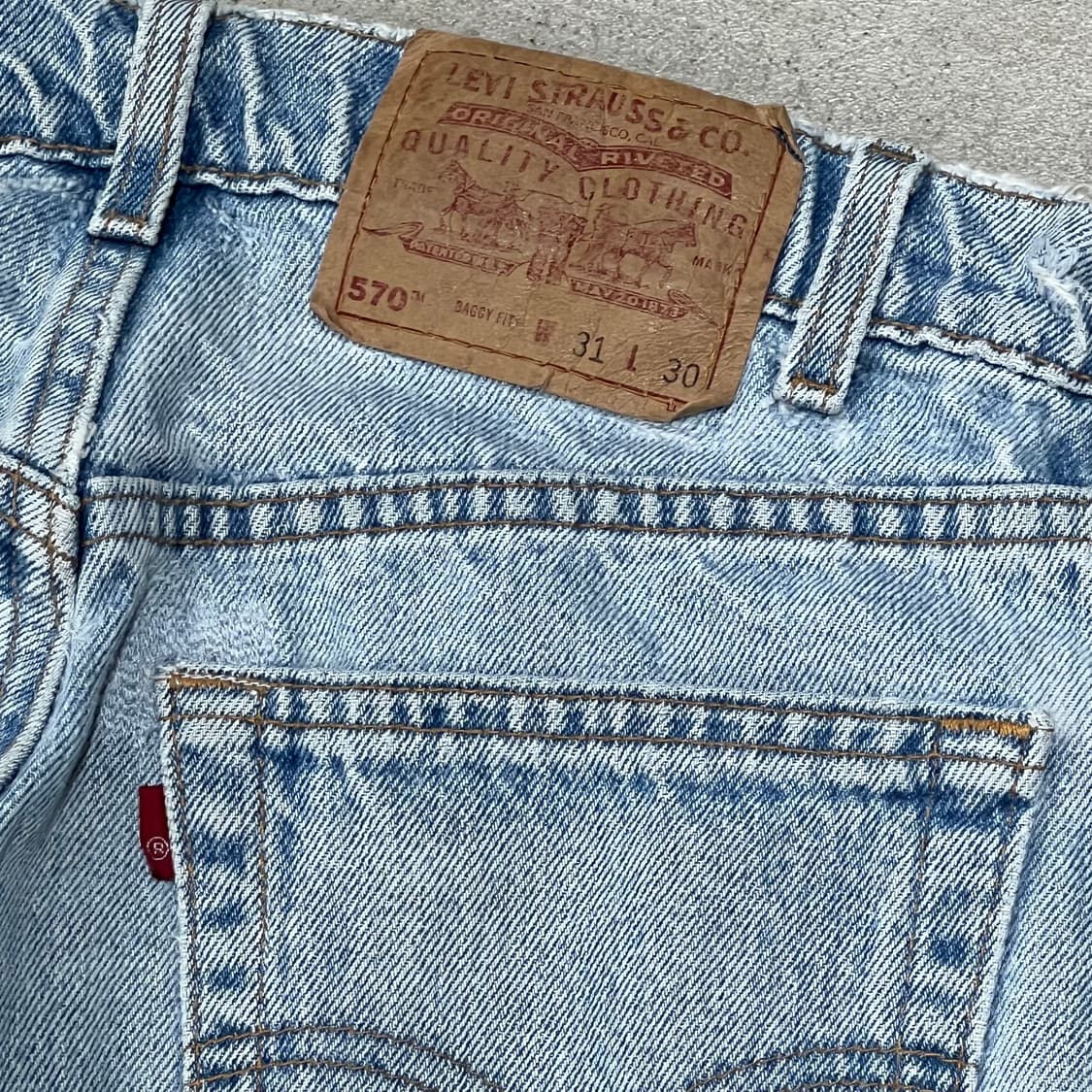 usa 리바이스 570 데님팬츠 s10146 상품이미지6