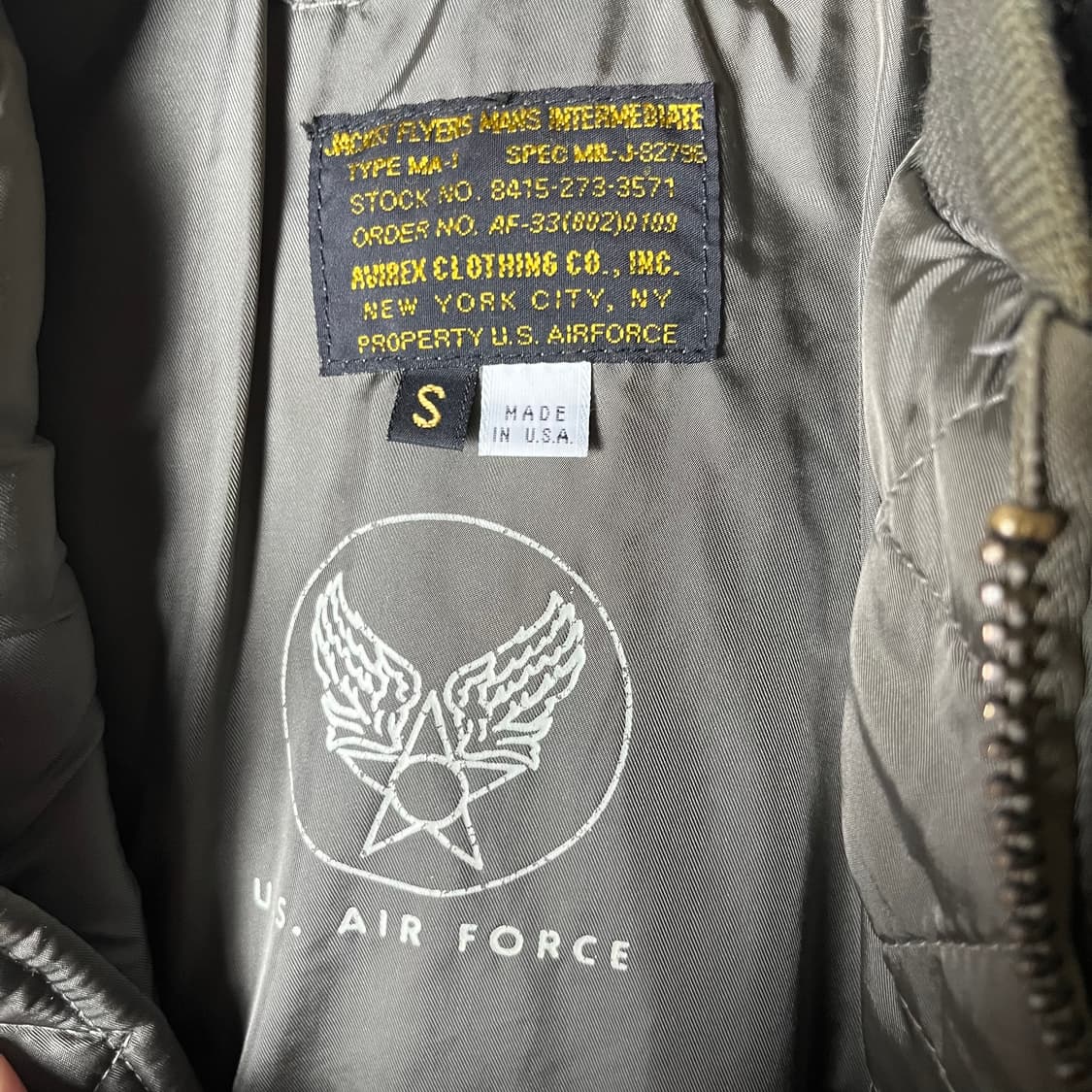 [Avirex] 90's 아비렉스 MA-1 봄버자켓 상품이미지6