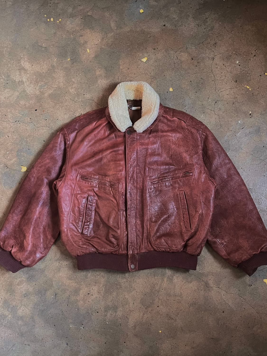 86AW CP컴퍼니 아카이브 가죽 플라이트 봄버 자켓 상품이미지4