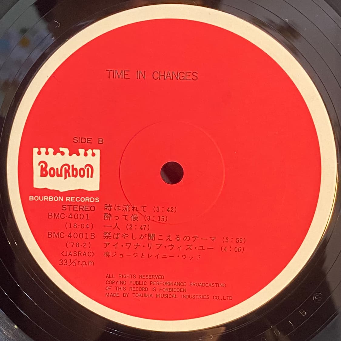 (LP) George Yanagi -Time In Changes 상품이미지5