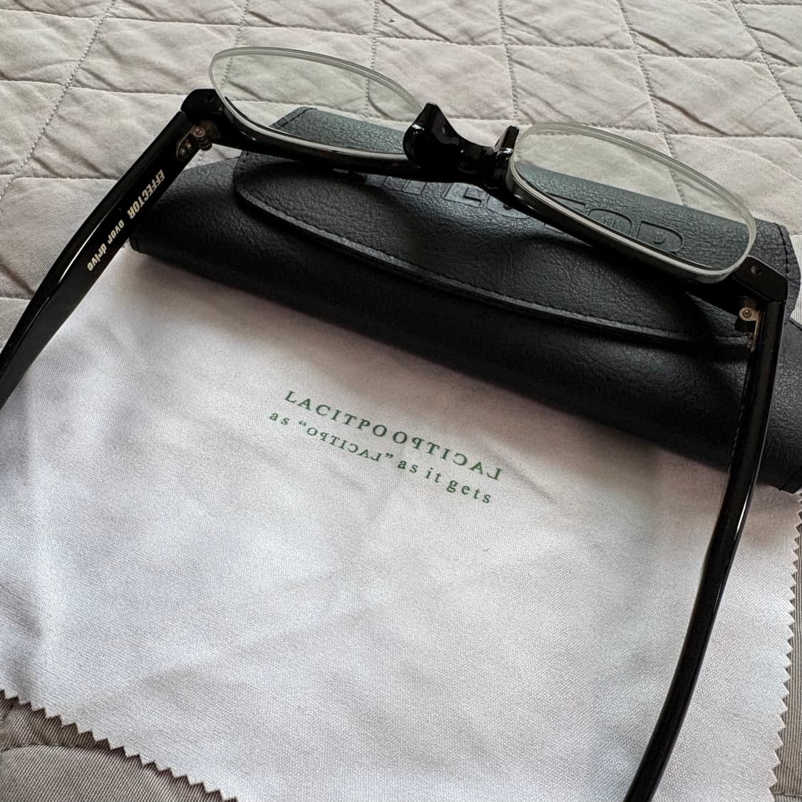 이펙터 오버드라이브 반무테 안경 상품이미지2