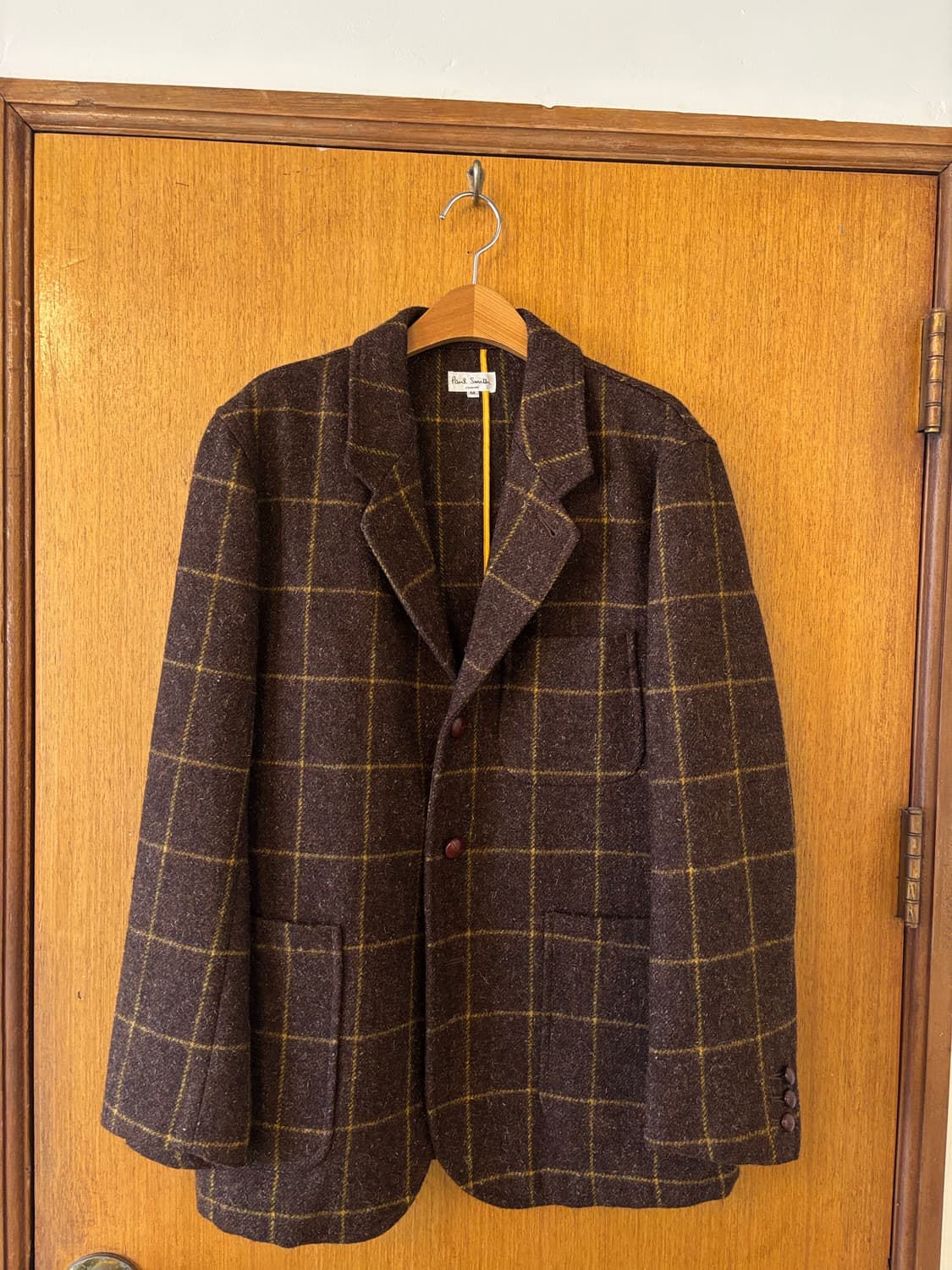 폴스미스 브라운 체크 트위드 블레이저 상품이미지1