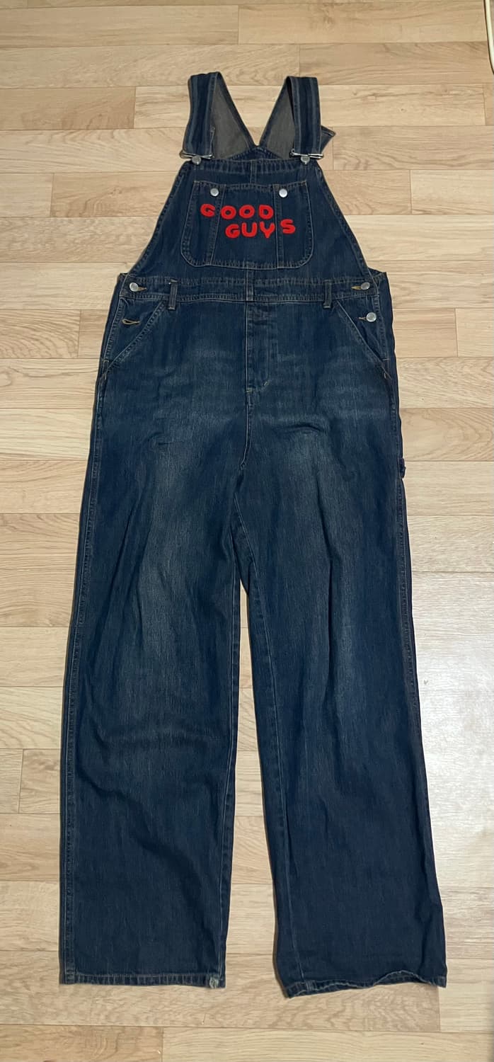 굿가이즈 데님 멜빵바지 상품이미지2
