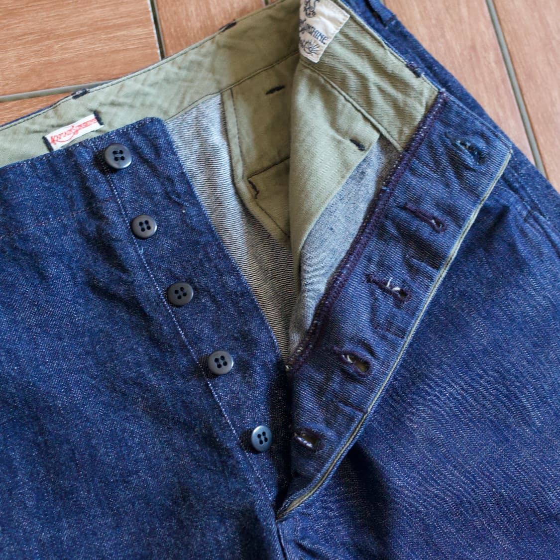 Kaptain Sunshine cut-off denim shorts 상품이미지6
