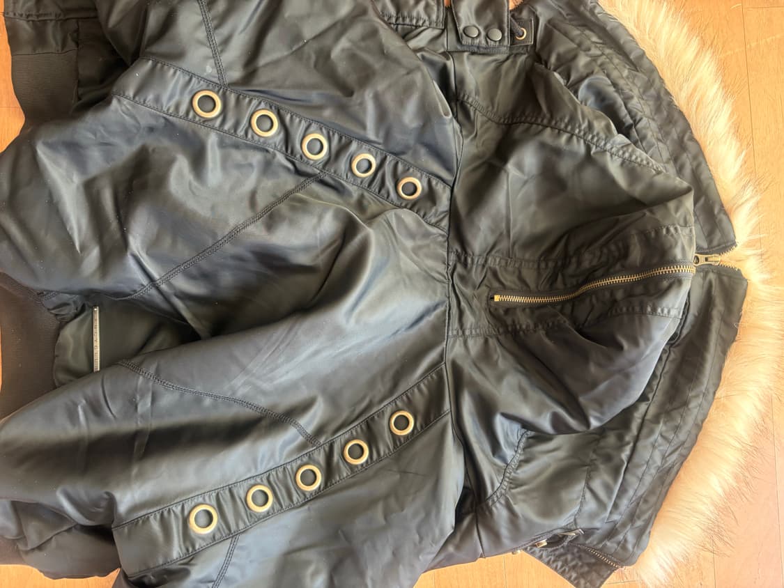 팬시클럽 아일렛 퍼 MA-1 (BLACK) F25ZA003 상품이미지3