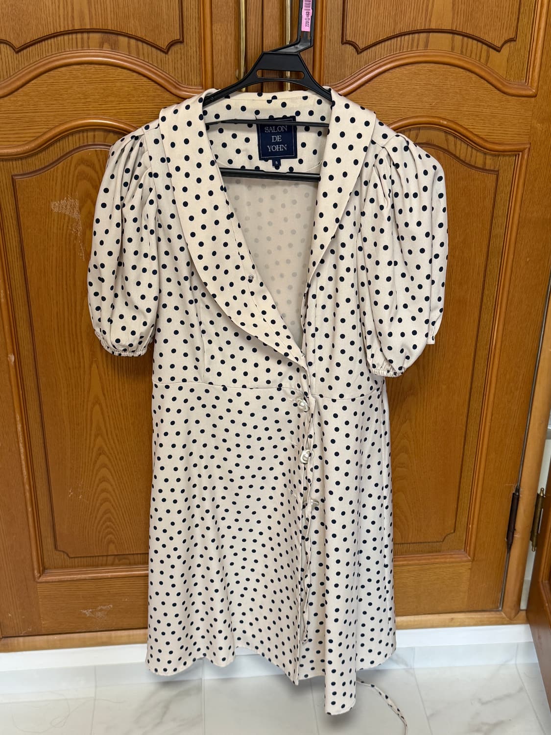 살롱드욘 도트무늬 원피스 상품이미지2