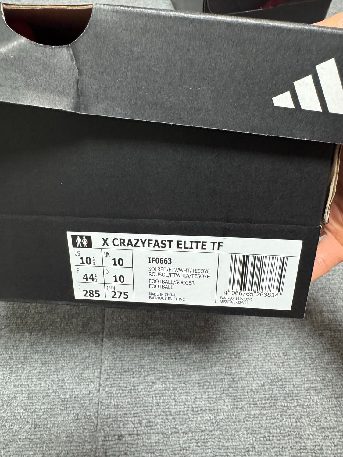 (285)아디다스 X 크레이지패스트 엘리트 TF 판매합니다 상품이미지5