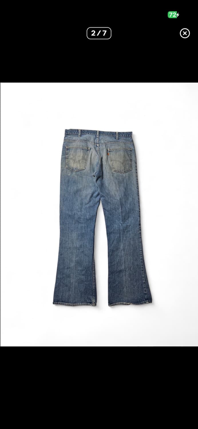 1970s 리바이스 646 벨바텀 부츠컷 데님 38 상품이미지2