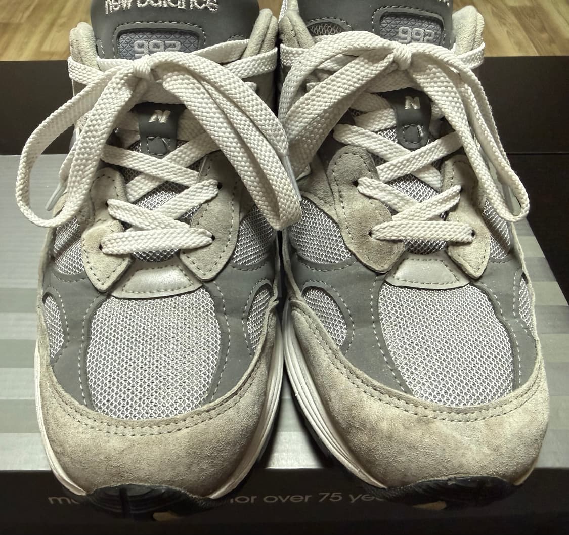 뉴발란스 992 메이드인 USA 그레이 - D 스탠다드 270사이즈 상품이미지2