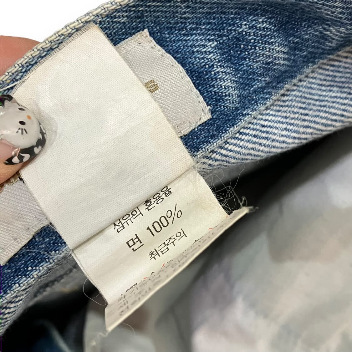 캘빈클라인 데님 와이드 팬츠 상품이미지10