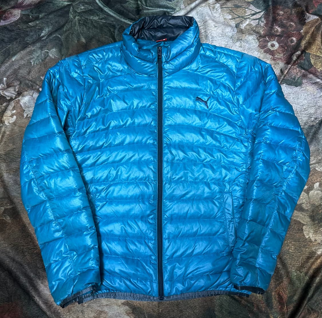 푸마 빈티지 스카이블루 경량숏패딩 L 상품이미지1