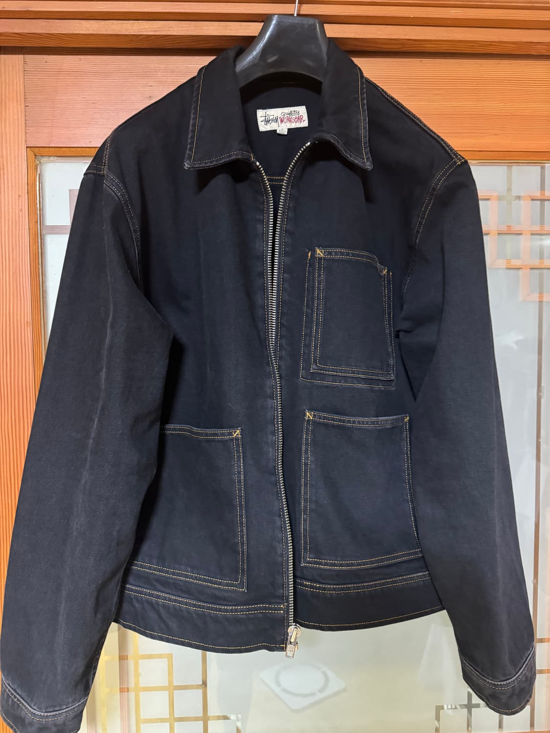 스투시 데님 집 워크자켓 사이즈 L 판매 상품이미지1