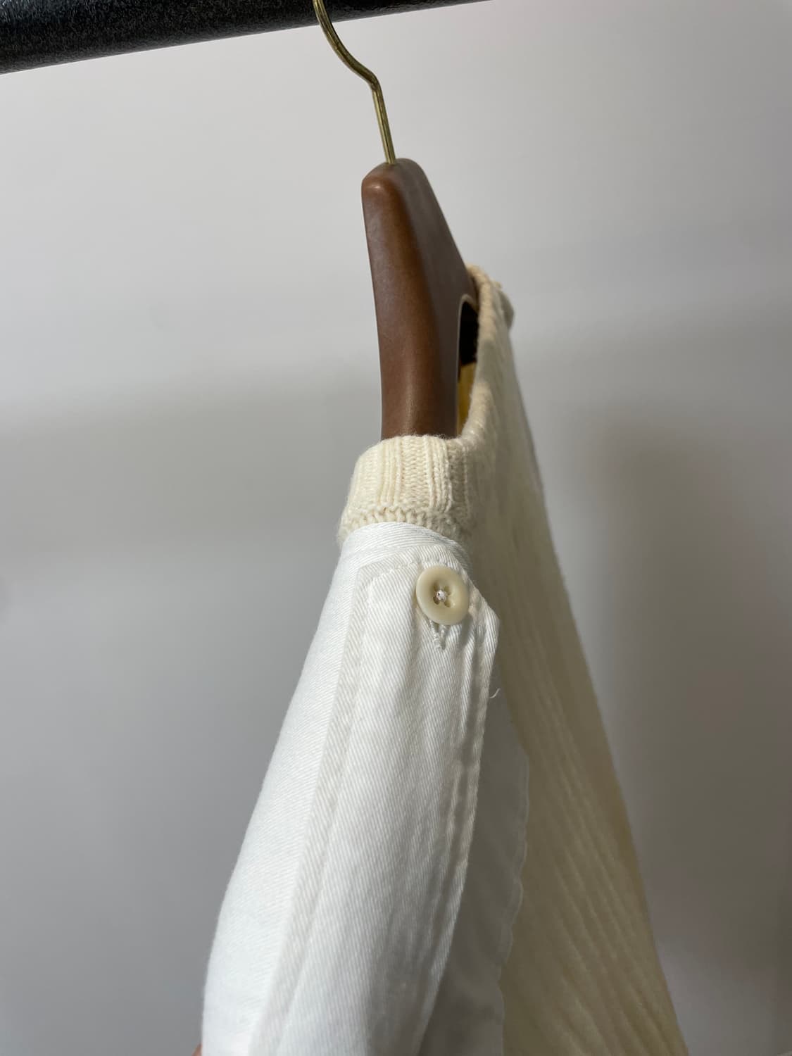 (L) 폴로 랄프로렌 견장 패치 램스울 니트 상품이미지3