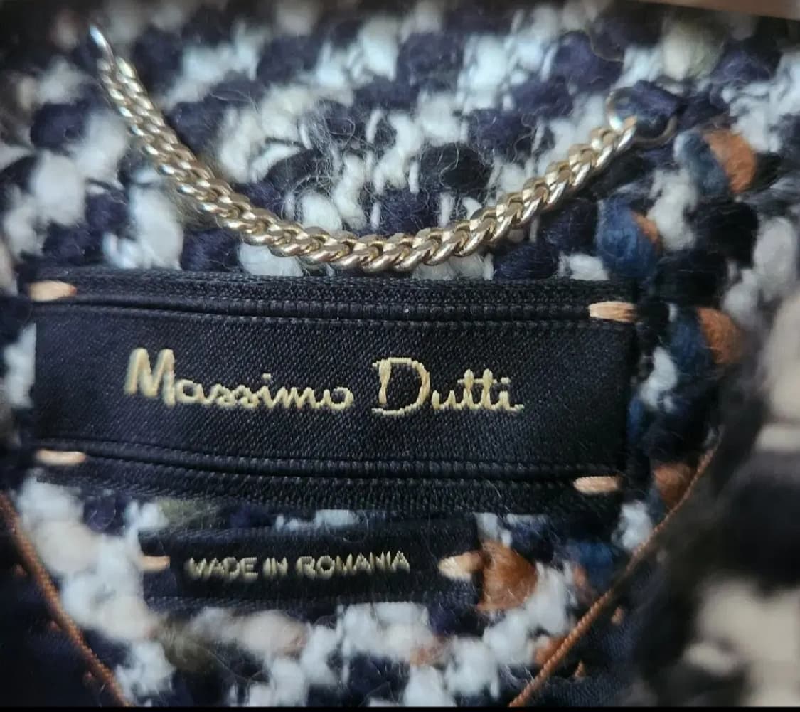 마시모두띠 더블 헤링본 울코트 상품이미지5