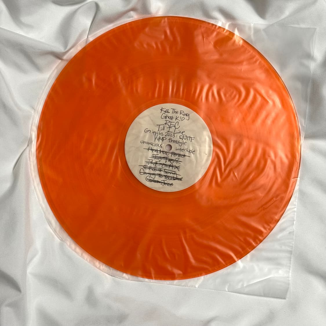 홍다빈 DPR LIVE Giggles 300장 한정 오렌지 lp 상품이미지2