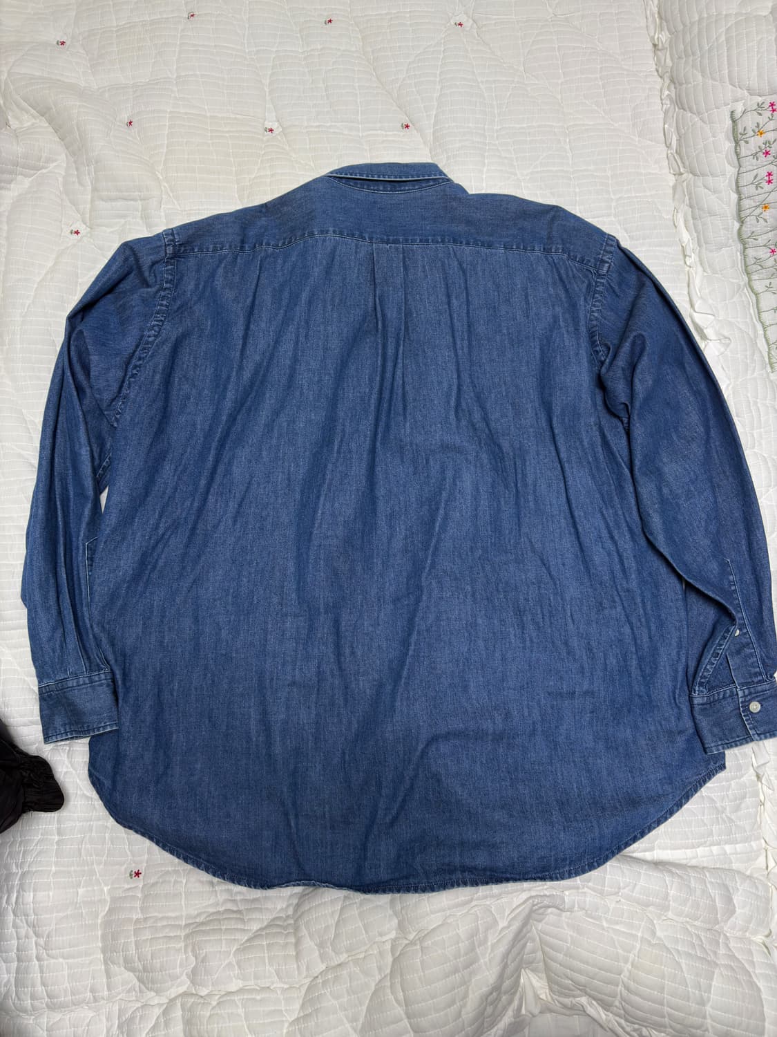 SSZ 가마쿠라 류창마 오버핏 데님 셔츠 자켓 빔즈 S 상품이미지2