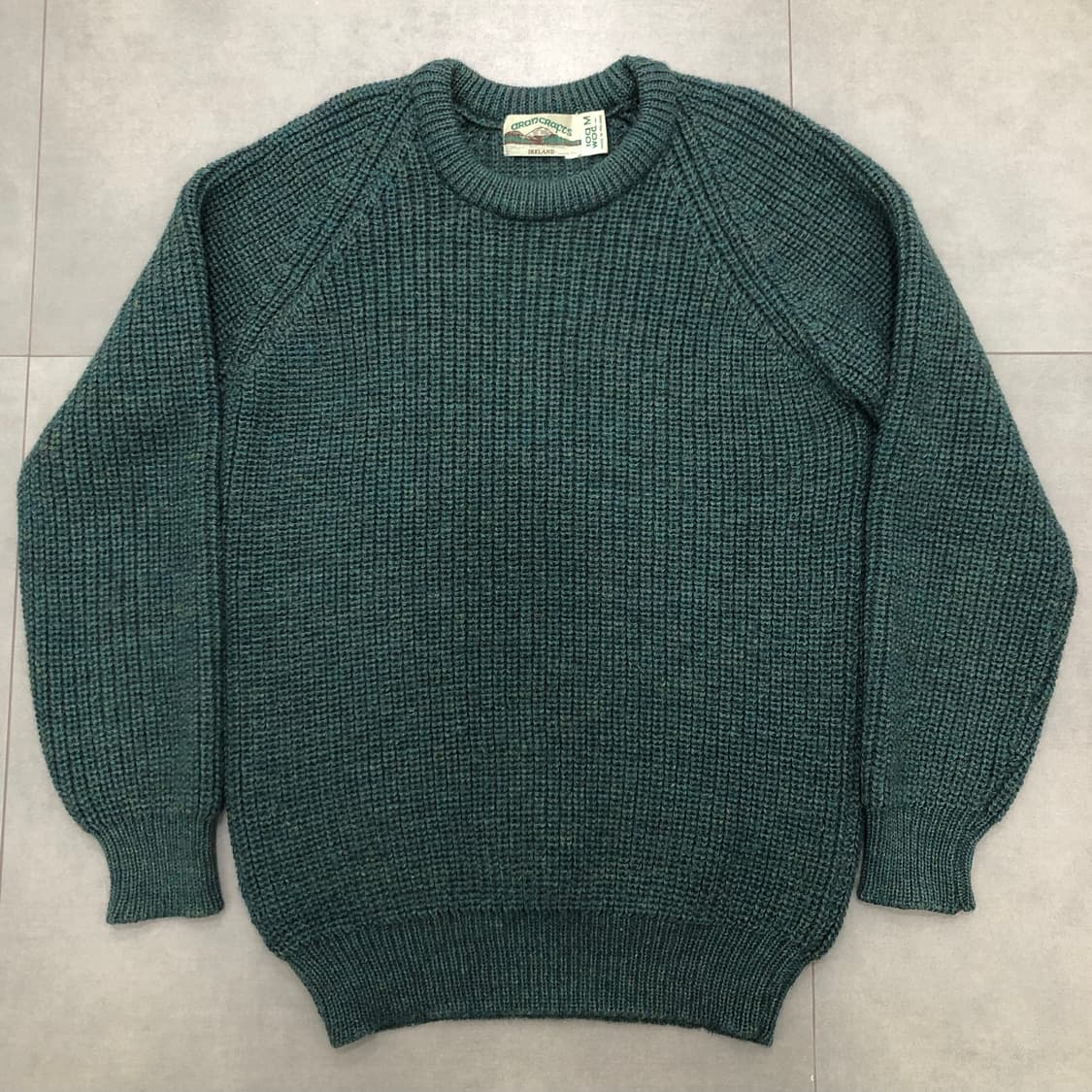 아란크래프트 아일랜드 헤비 울100 피셔맨 니트 스웨터 M 상품이미지1