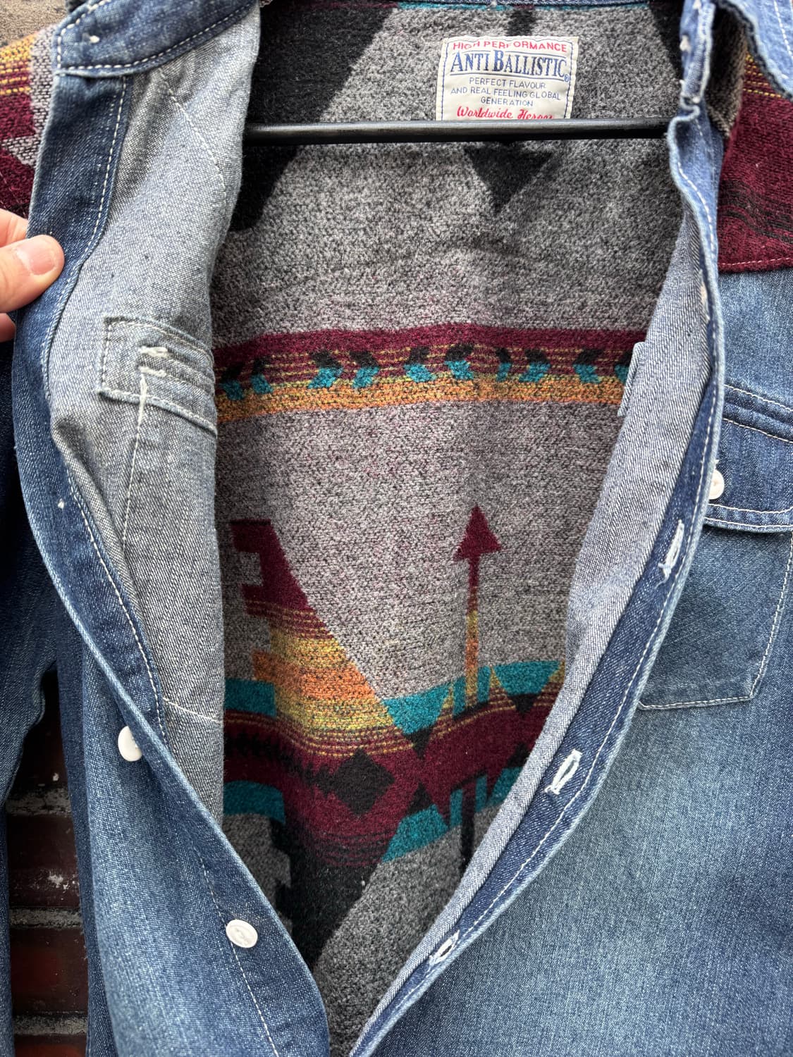 Anti Ballistic 에스닉 웨스턴 데님셔츠 상품이미지6