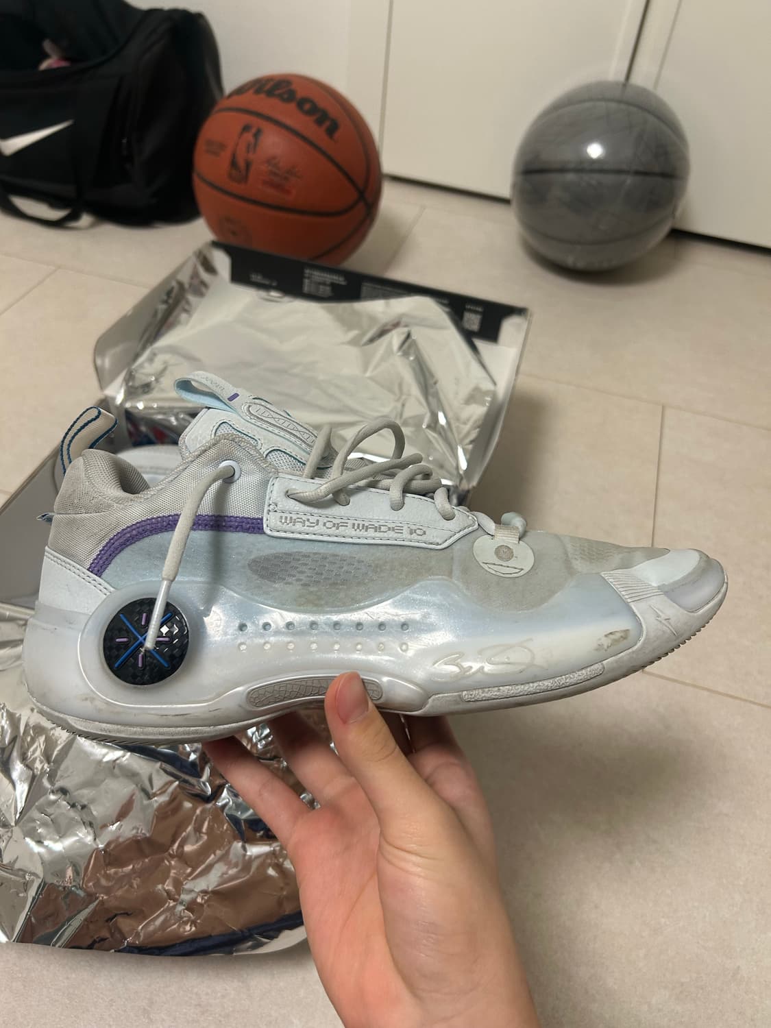 리닝 외우10 로우 블루 280 상품이미지3